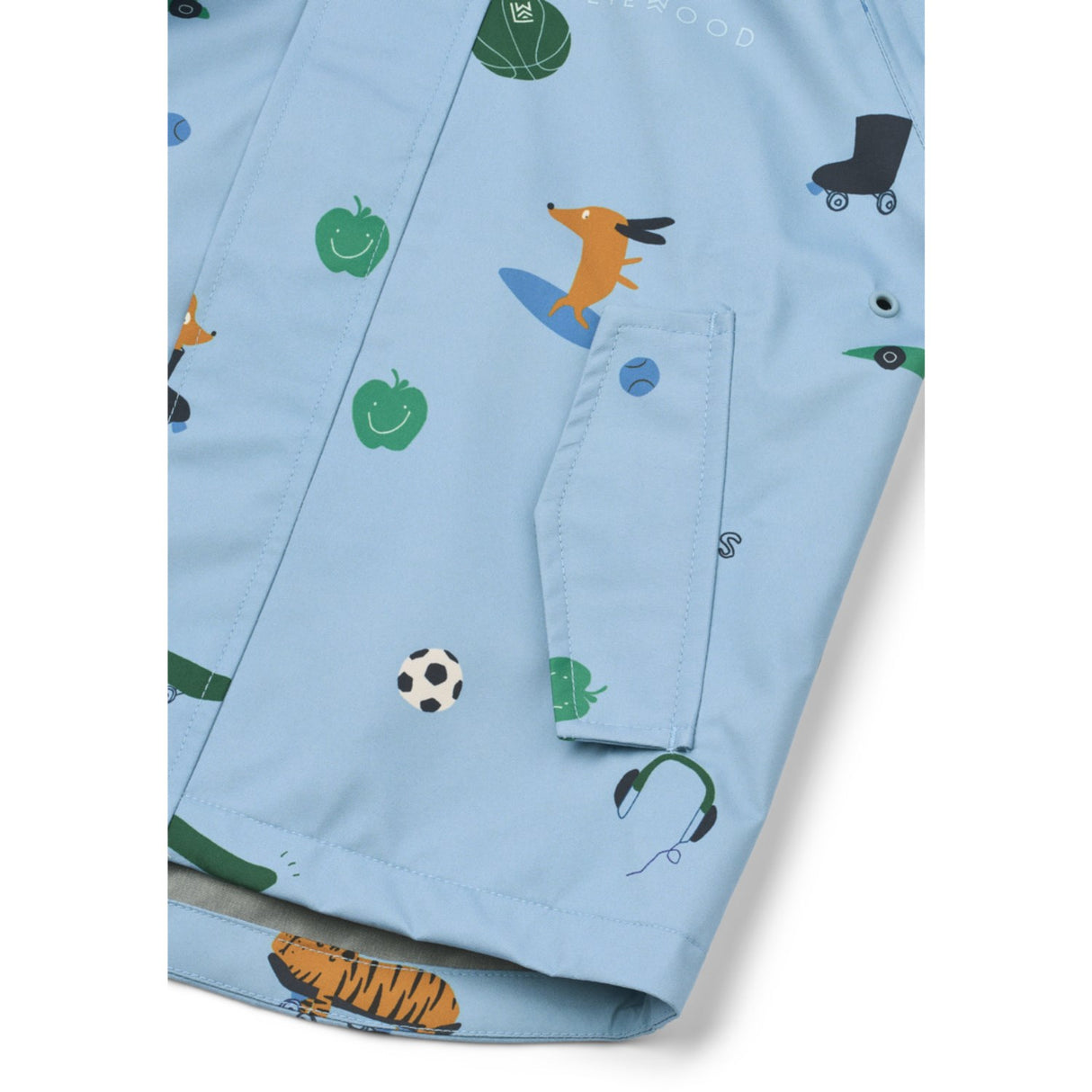 LIEWOOD Fun / Beach Blue Pedia Regntøy Sett