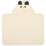 LIEWOOD Creme De La Creme Vilas Panda Baby Hooded Håndkle