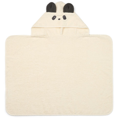 LIEWOOD Creme De La Creme Vilas Panda Baby Hooded Håndkle