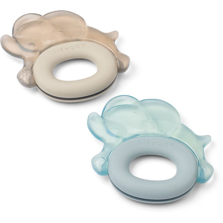 LIEWOOD Sandy / Dove Blue Rita Elephant Cooling Bitering 2-Pakning