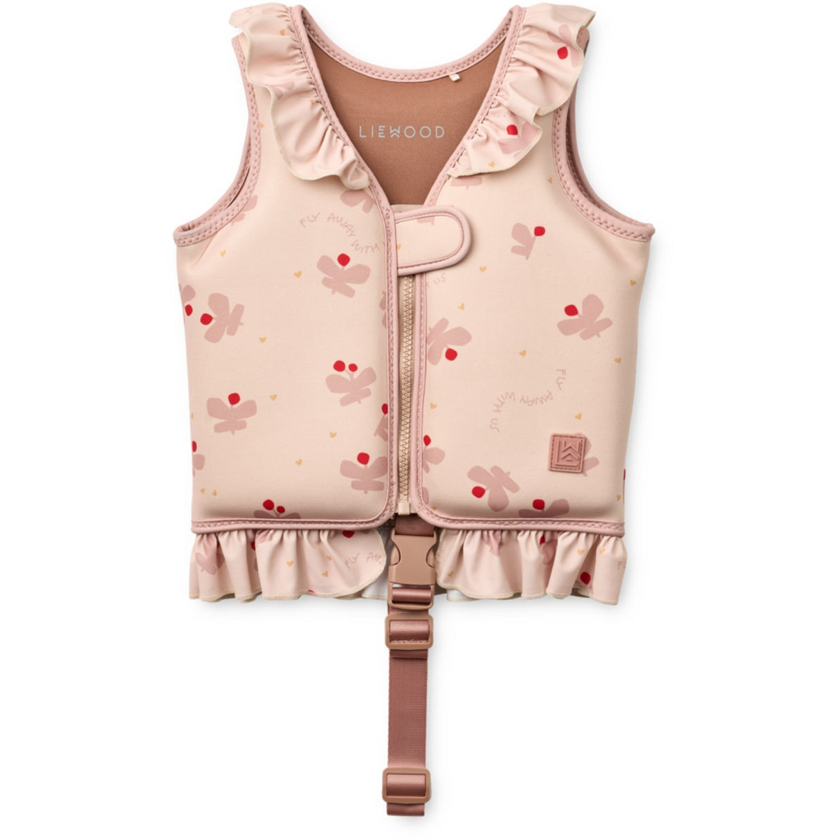LIEWOOD Butterfly / Apple Blossom Dove Swim Vest W Frill