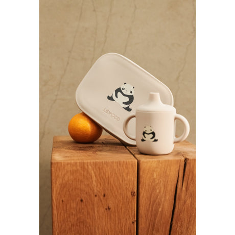 LIEWOOD Panda / Sandy / Dark Grey Arthur Printed Lunchbox