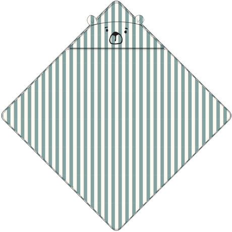 LIEWOOD Peppermint / Creme De La Creme Albert Hooded Håndkle