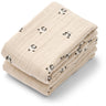 LIEWOOD Mini Panda / Sandy Mix Lewis Muslin Cloth 2-Pakning