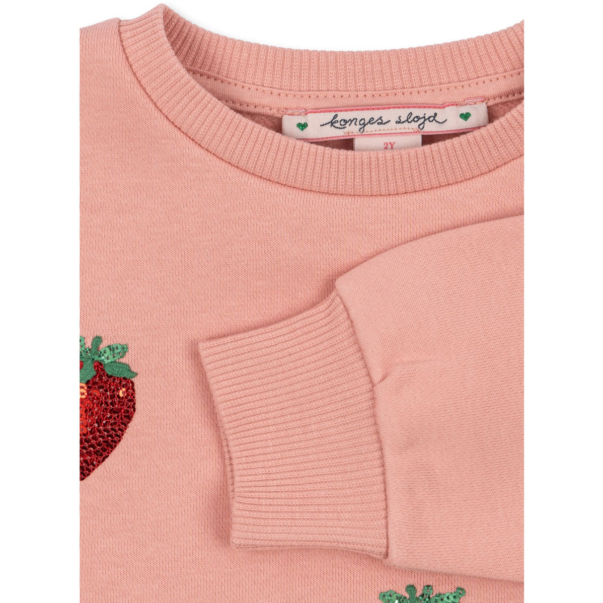 Konges Sløjd Mellow Rose Lou Paljet Sweat Skjorte Ocs