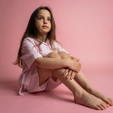 That's Mine Pink Stripe Isa Shorts