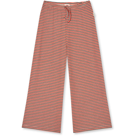 Mads Nørgaard Fiery Red/Vanilla Ice 2X2 Bomull Stripe Verona Bukser