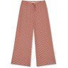 Mads Nørgaard Fiery Red/Vanilla Ice 2X2 Bomull Stripe Verona Bukser