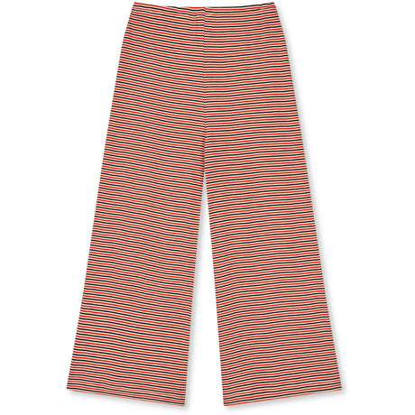 Mads Nørgaard Fiery Red/Vanilla Ice 2X2 Bomull Stripe Verona Bukser