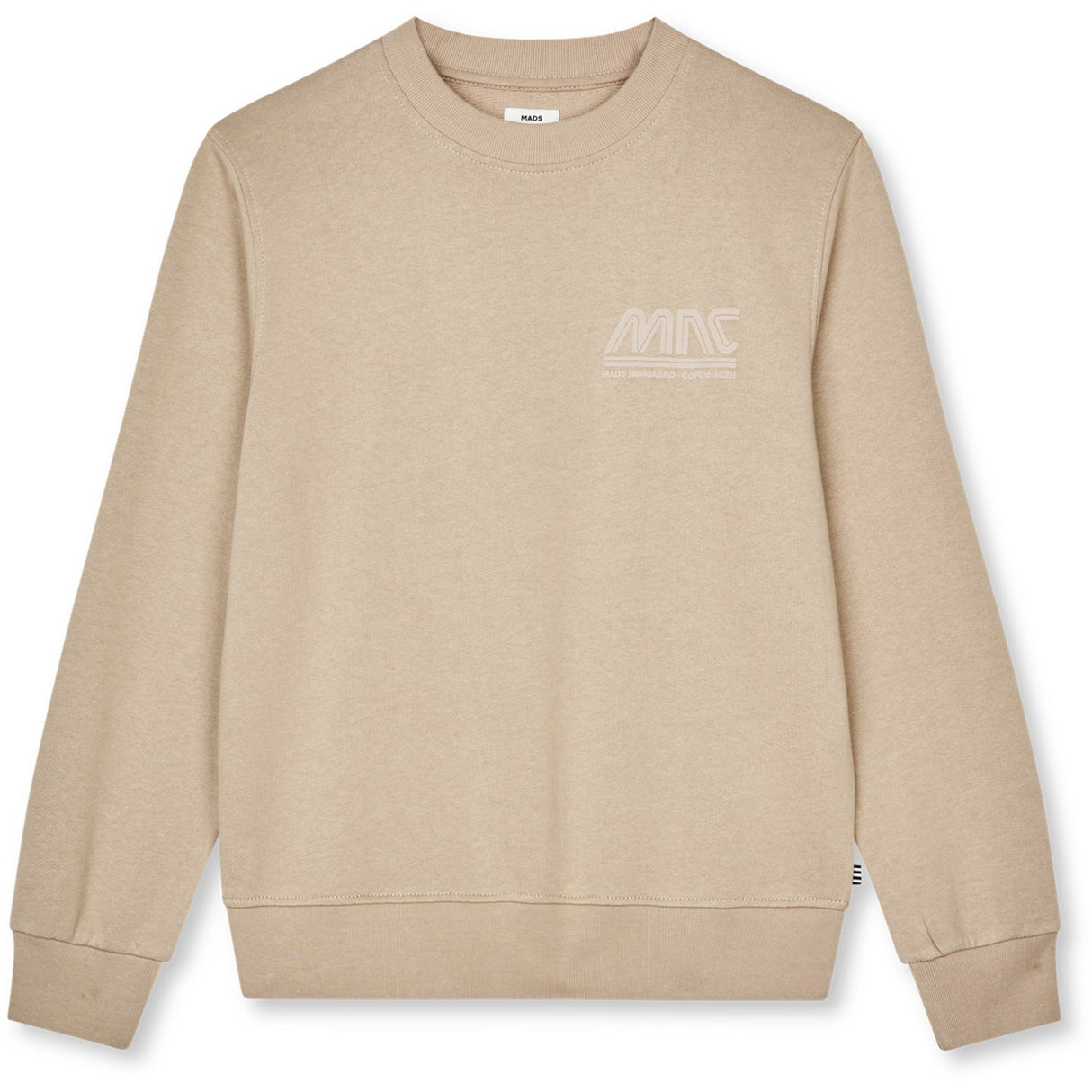 Mads Nørgaard Plaza Taupe Light Original Sweat Solo Collegegenser