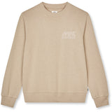 Mads Nørgaard Plaza Taupe Light Original Sweat Solo Collegegenser
