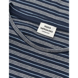 Mads Nørgaard Sky Captain/Vanilla Ice/Cashme 2X2 Bomull Stripe Stripe Tuviana Tee