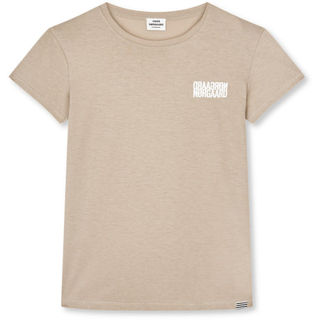 Mads Nørgaard Plaza Taupe Single Bomull Tuvina Mini Speil Tee