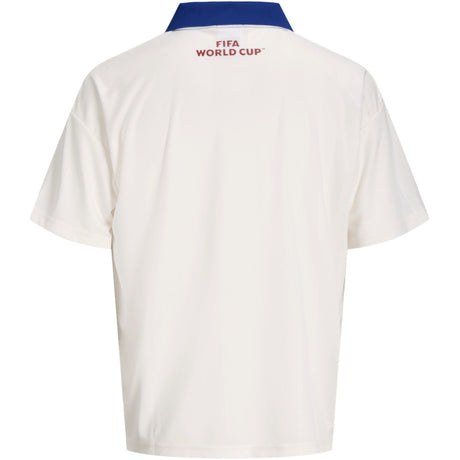 Jack & Jones Junior Snow White Jorfifa Football Jersey Ss Styd Aw Jnr