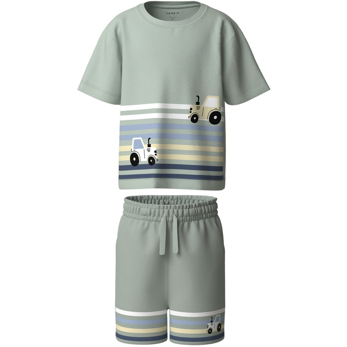 Name It Pale Aqua Nmmhectors Shorts Sett