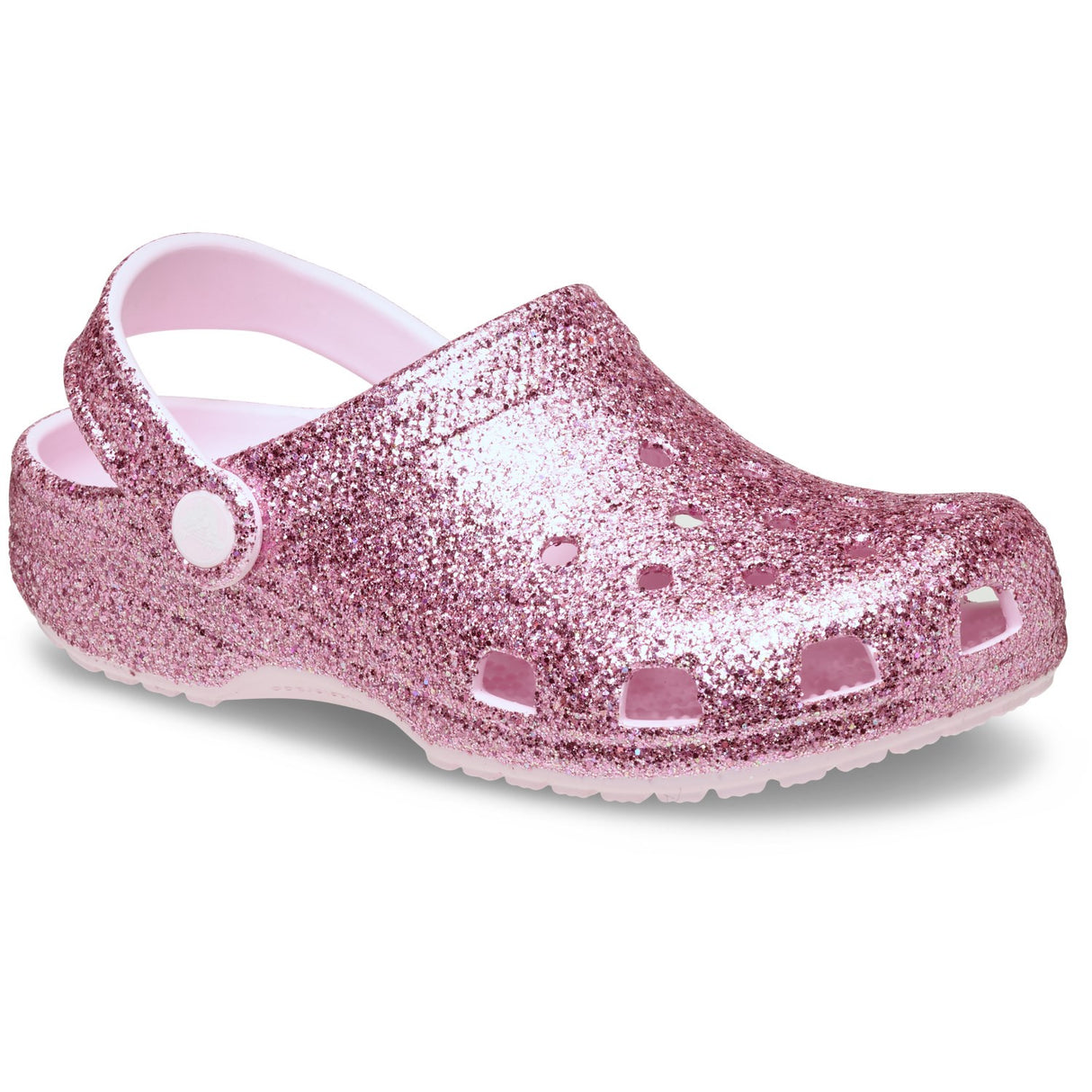 Crocs Pink Milk Classic Chunky Glitter Clog K PkM