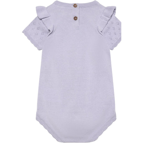 En Fant Purple Heather Romper Strikk