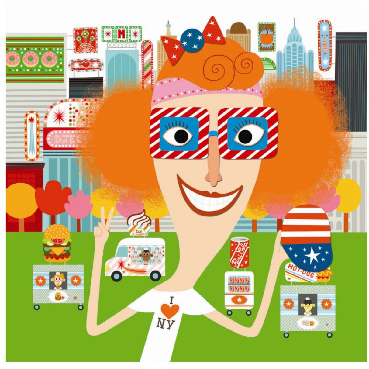 Djeco klistremerkespill - Faces