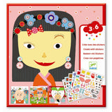 Djeco klistremerkespill - Faces