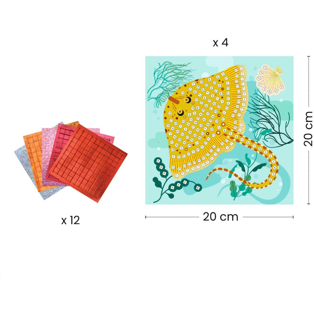 Djeco-mosaikken, under havet