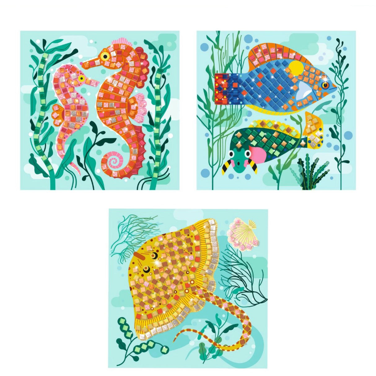 Djeco-mosaikken, under havet