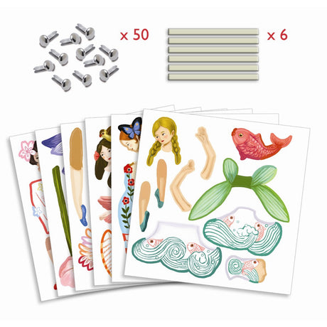 Djeco kreative hoppfigurer, feer