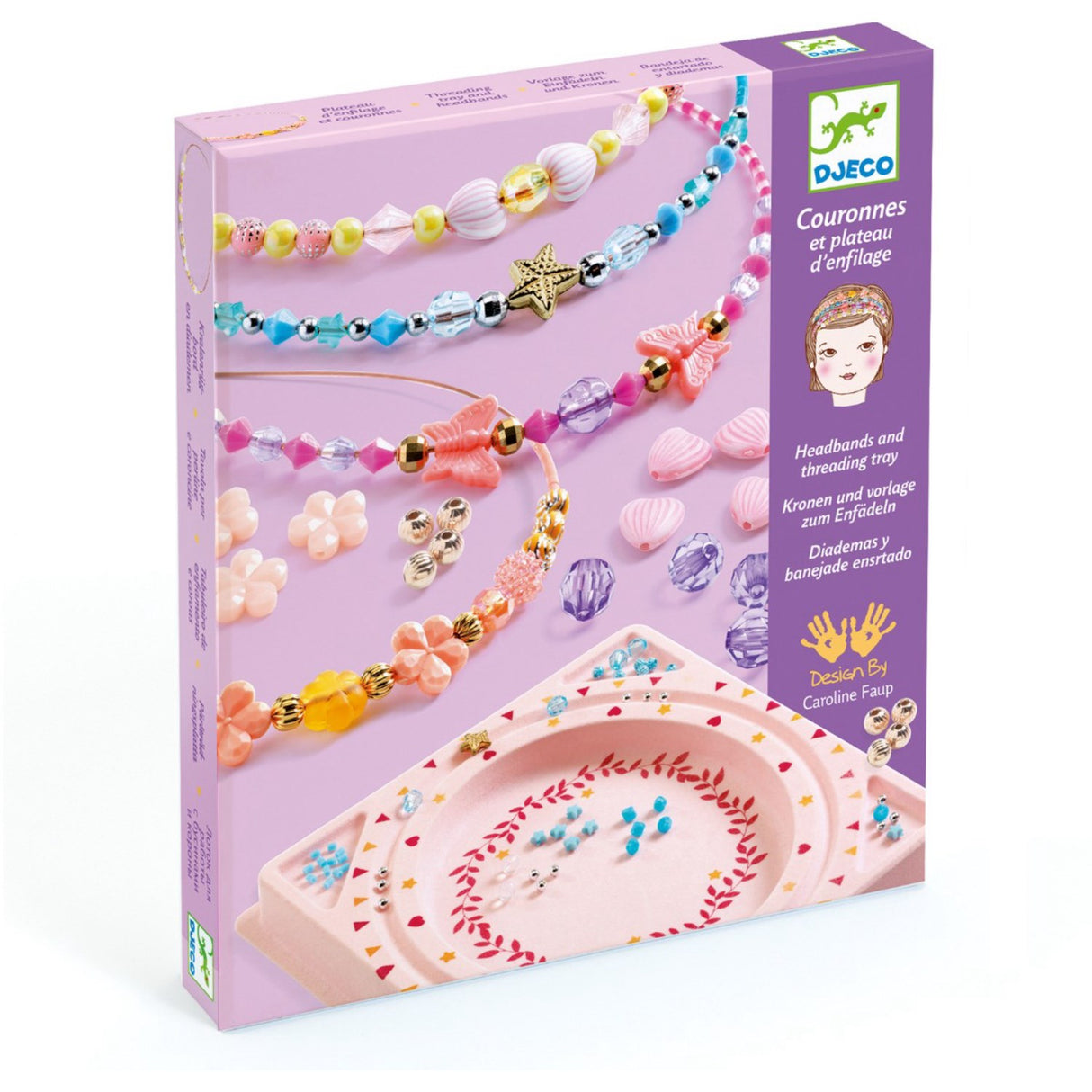 Djeco Creative Pearls - Vakre pannebånd