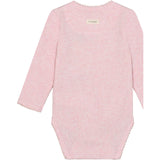 FIXONI Bleached Mauve Melange Omslags Body Ls Melange Rib