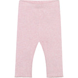 FIXONI Bleached Mauve Melange Leggings Melange Rib