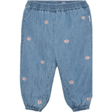 Minymo Faded Denim Bukser Emb. Chambray M/ Lining