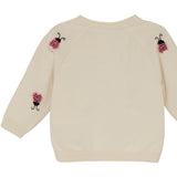 Minymo White Swan Cardigan Strikk