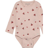 Minymo Peach Whip Body Ls Aop Rib