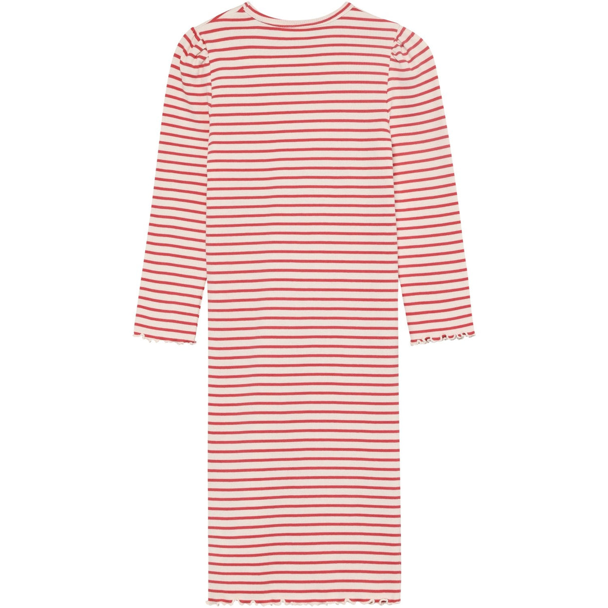 Minymo Spiced Coral Kjole Ls Rib