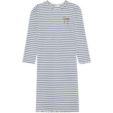 Minymo Dutch Blue Kjole Ls Rib