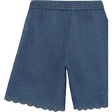 Minymo Faded Denim Bermuda Shorts Chambrey