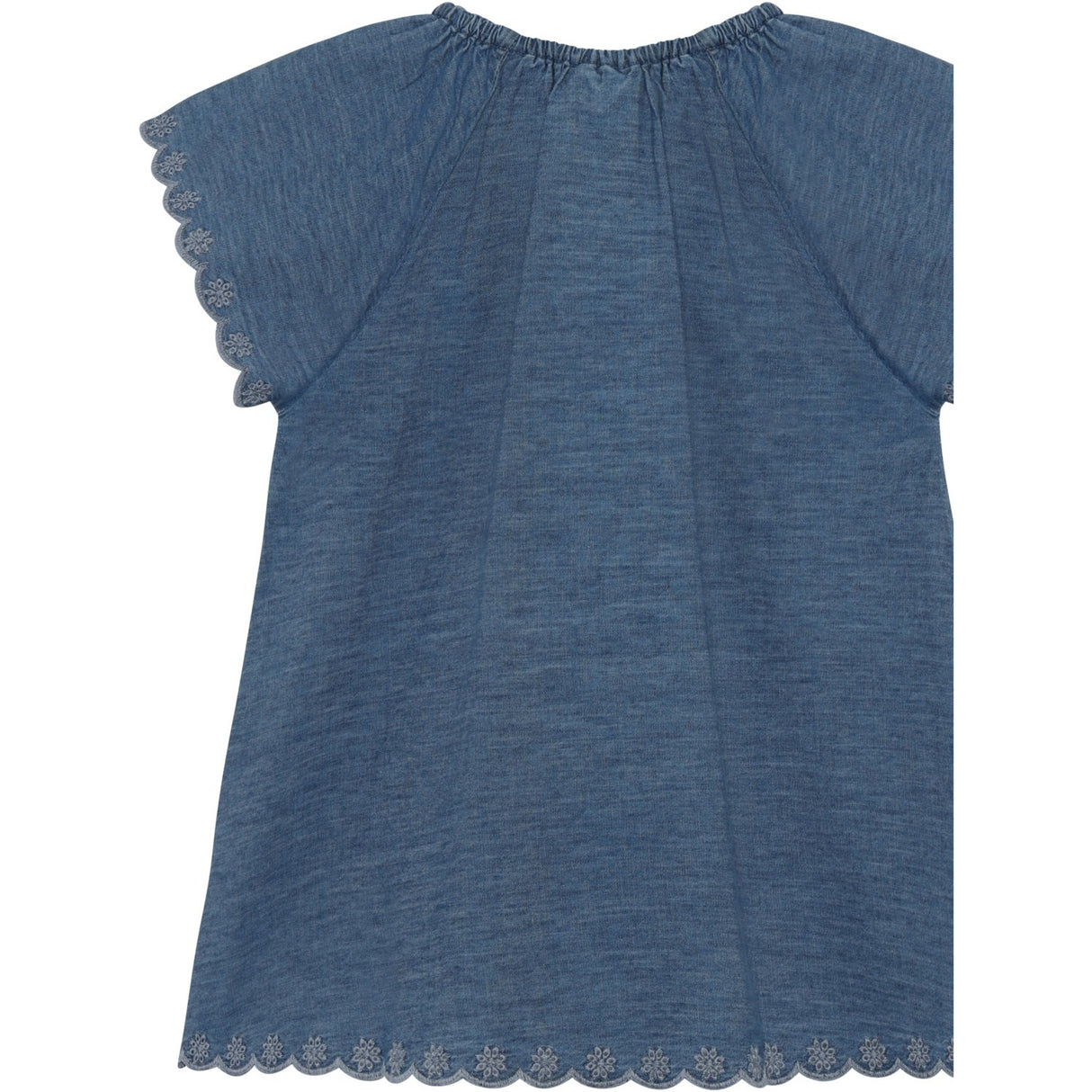 Minymo Faded Denim Bluse Ss Chambrey