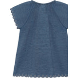 Minymo Faded Denim Bluse Ss Chambrey