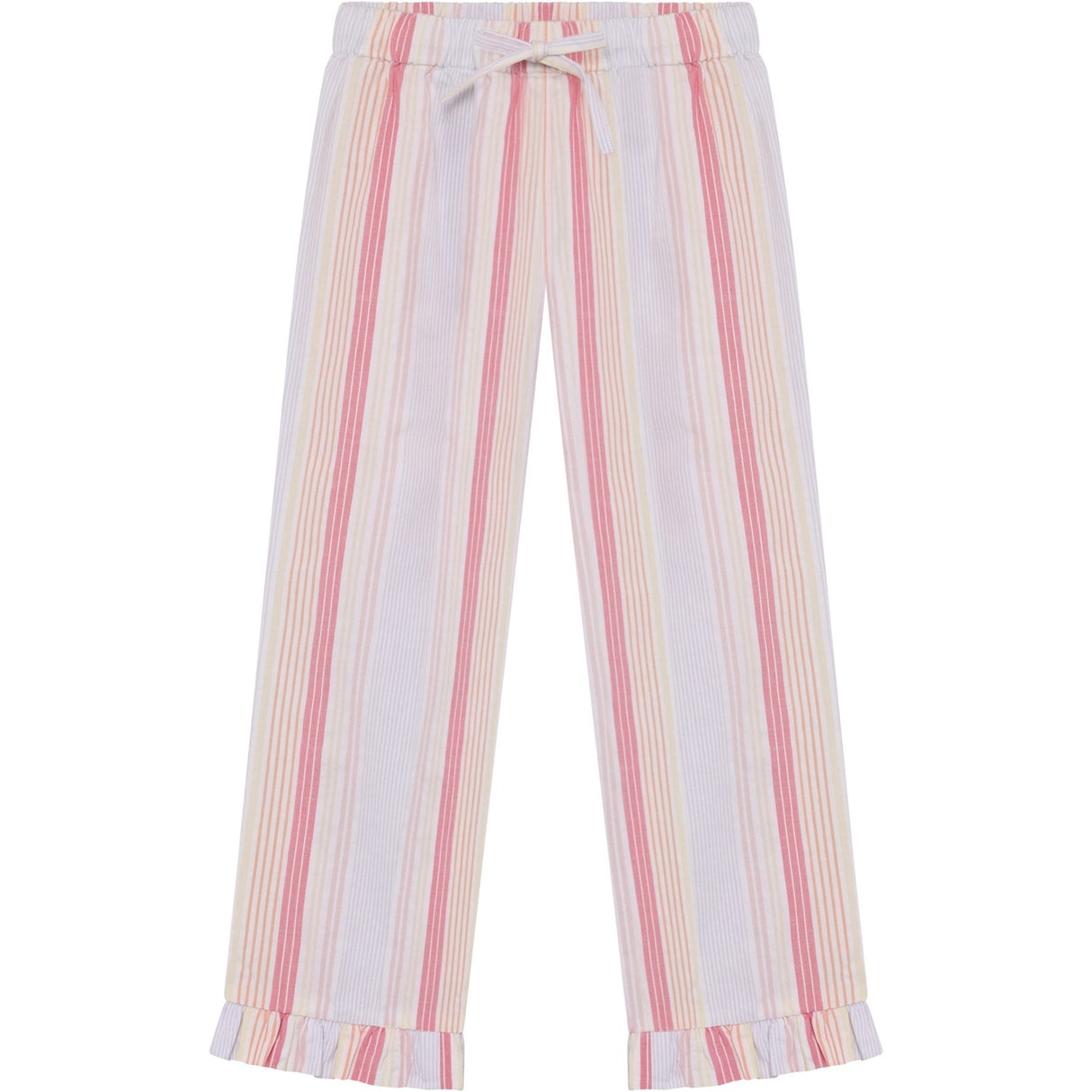 Minymo Bright White Bukser Y/D Seersucker