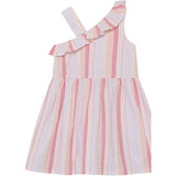 Minymo Bright White Kjole Ns Y/D Seersucker