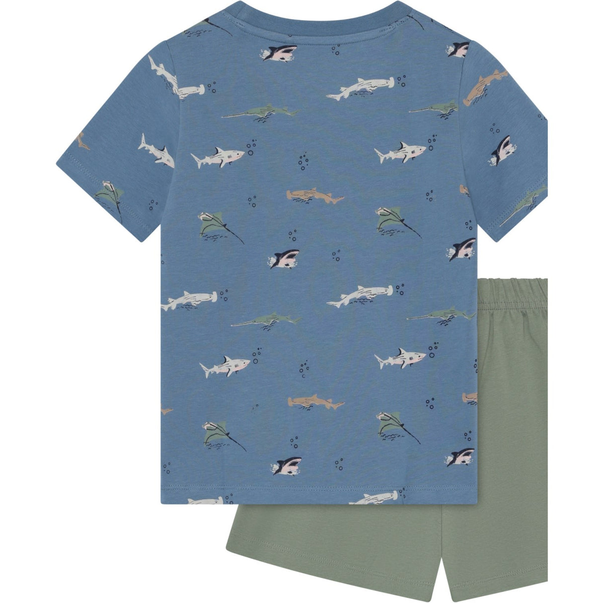 Minymo Blue Shadow T-Shirt+Short Sett Aop
