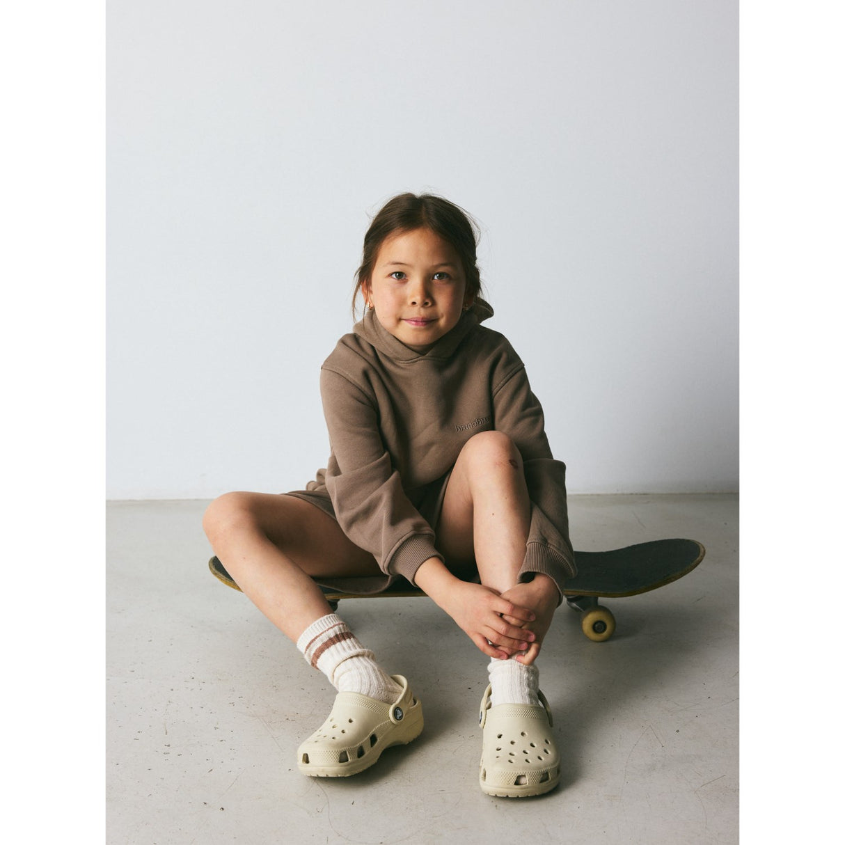 brunobruno nation Walnut Brown Theo Sweatshorts