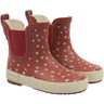 Pom Pom Strawberry Dot Look Rubber Støvler Ankle