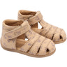 Pom Pom Fog Viola AOP Pi Starter Scallop Sandal