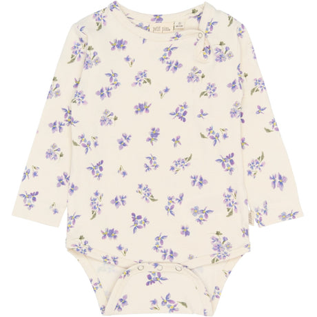 Petit Piao Eggnog Viola AOP PPStar L_S Body