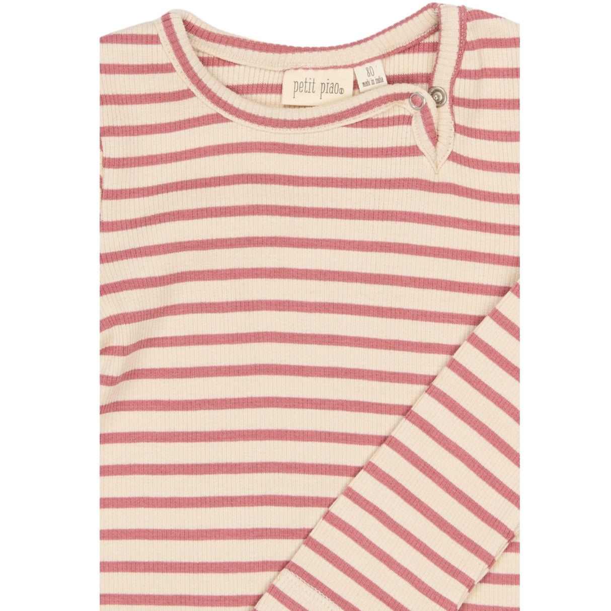 Petit Piao Dusty Rose Striped PPSky L_S Body