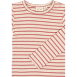 Petit Piao Dusty Rose Striped PPSky L_S Tee