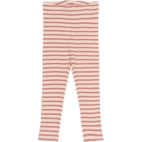 Petit Piao Dusty Rose Striped PPSky Leggings