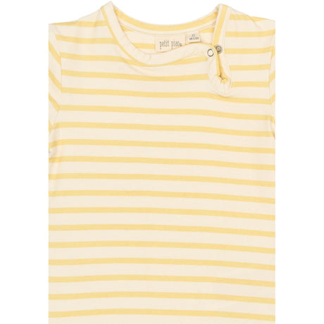 Petit Piao Dusky Citron Striped Ppsun S_S Body