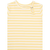 Petit Piao Dusky Citron Striped Ppsun S_S Buksedrakt