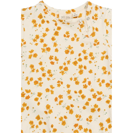 Petit Piao Eggnog Buttercup Aop Ppsun S_S Body
